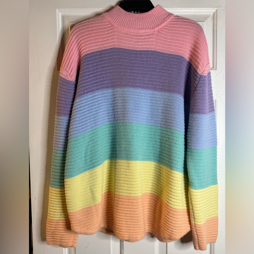 UNIF Pastel Stripe Sweater